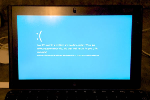 TPT2 Blue Screen of Death