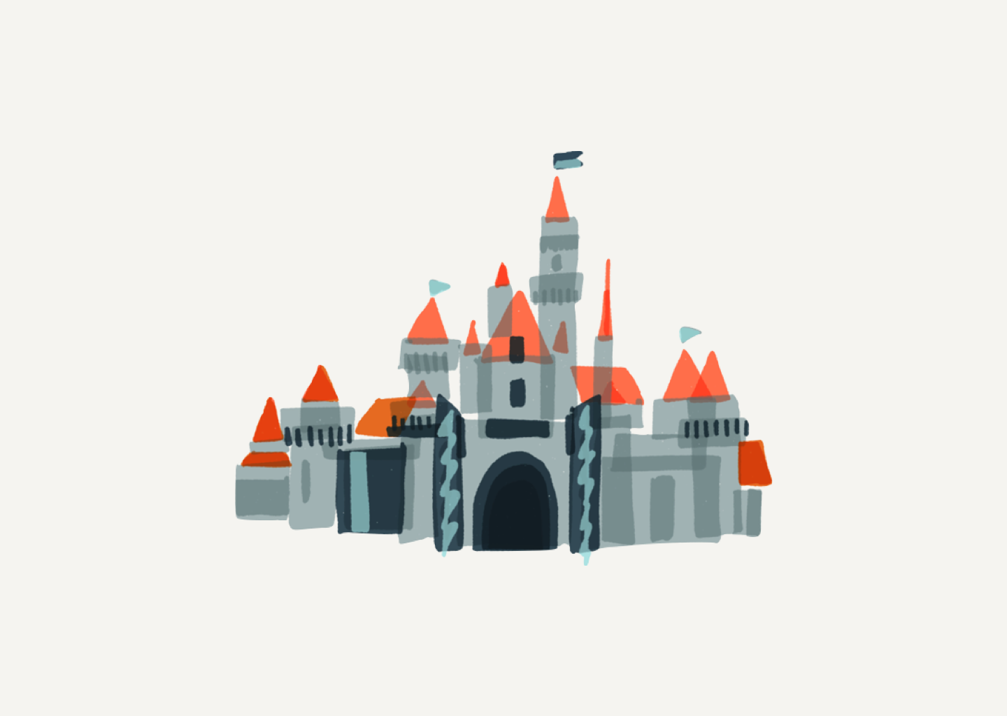 Sketch of a castle