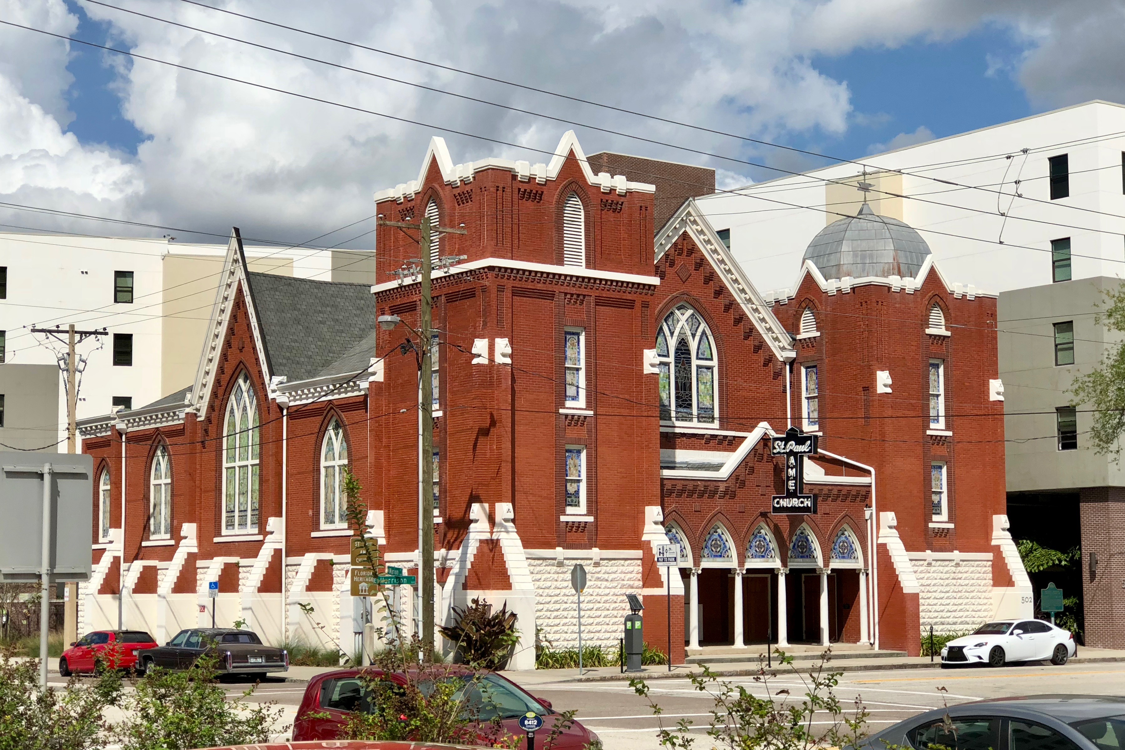 St. Paul A.M.E. Church, a locus of the civil rights movement in Tampa.
