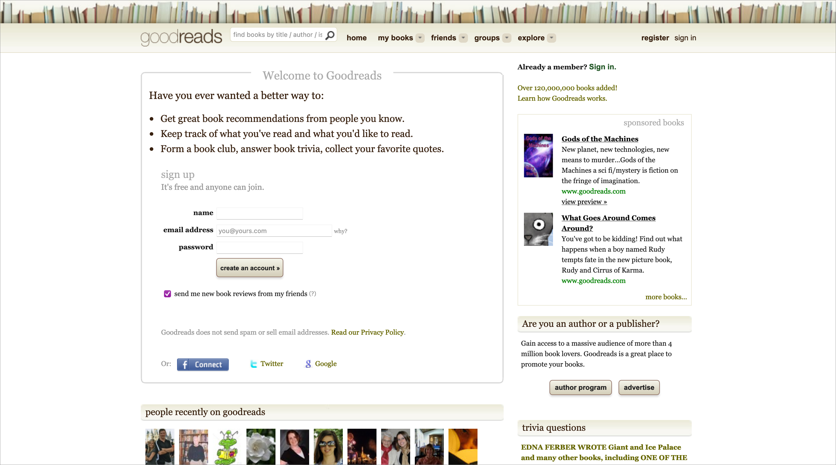 goodreads.com in 2011